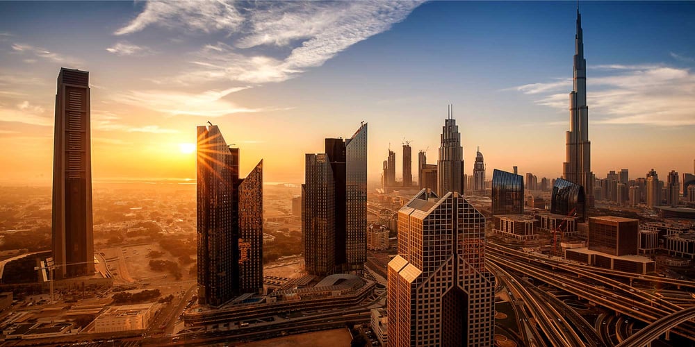 Sunset in Dubai